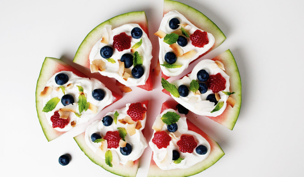 siggi's Icelandic-style yogurt: skyr - watermelon pizza